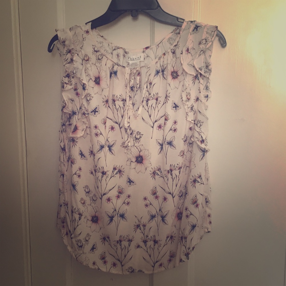 Anthropologie sleeveless blouse by Velvet